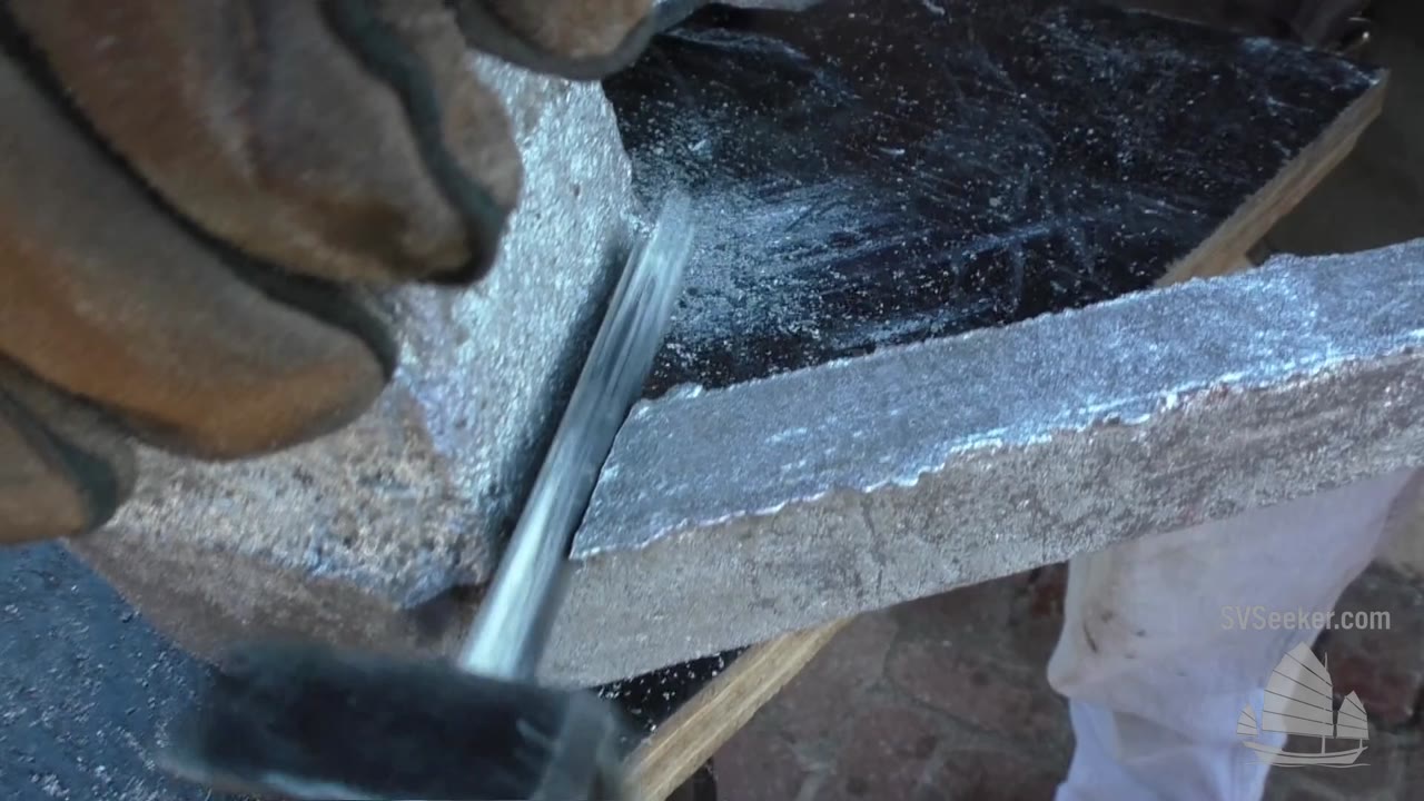 160105 More Casting and Rudder Work watermarked