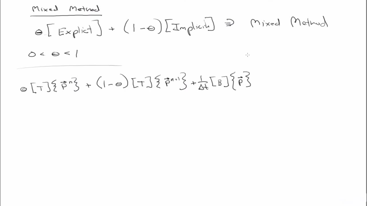 Mixed Time Integration Methods